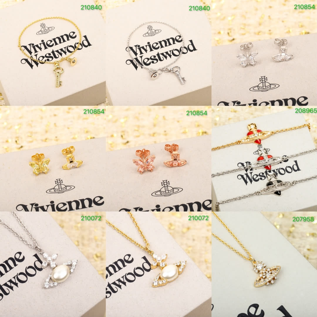 Vivienne Westwood Silver Butterfly Hoop Earrings